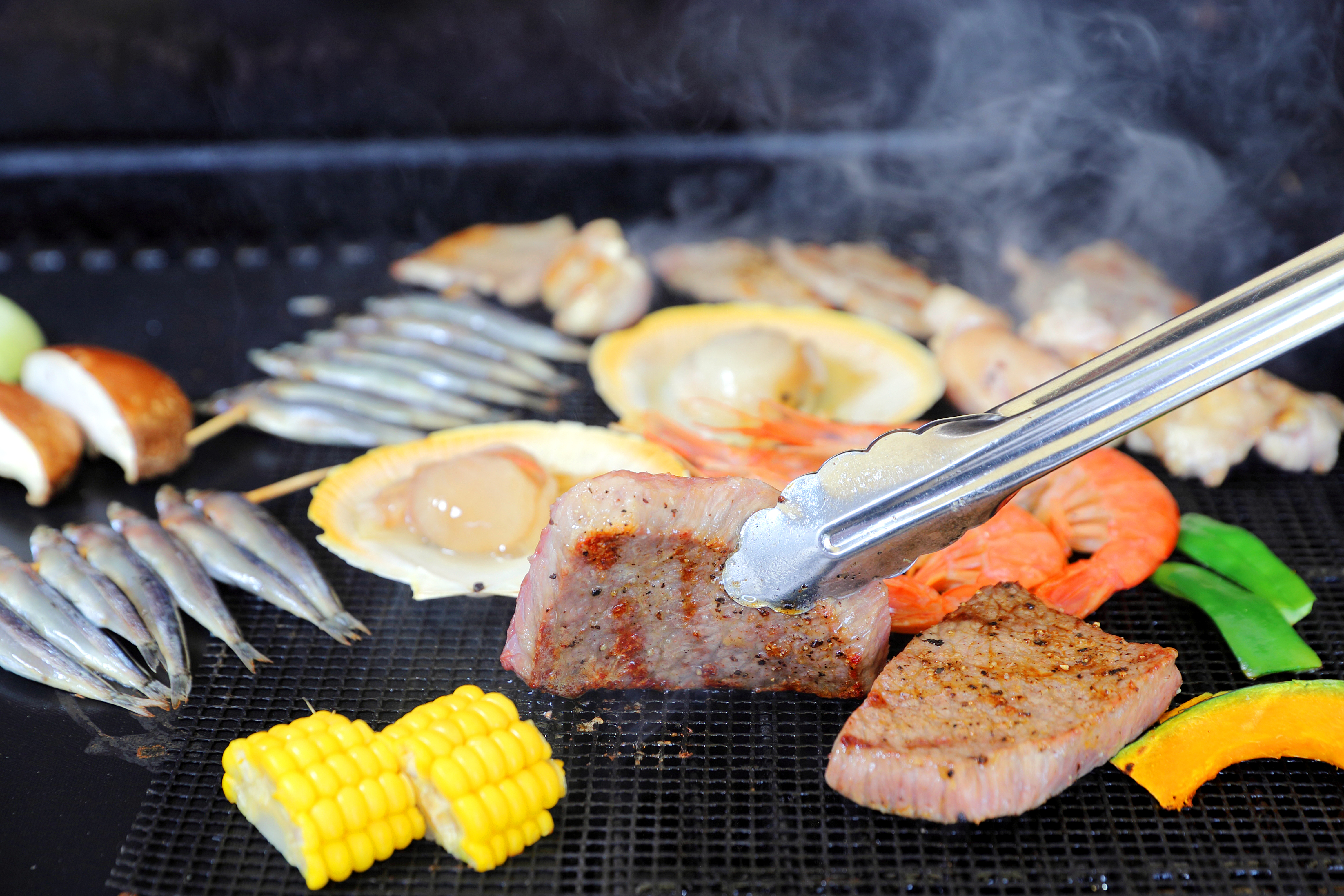 Step 2　BBQコンロに火をつける