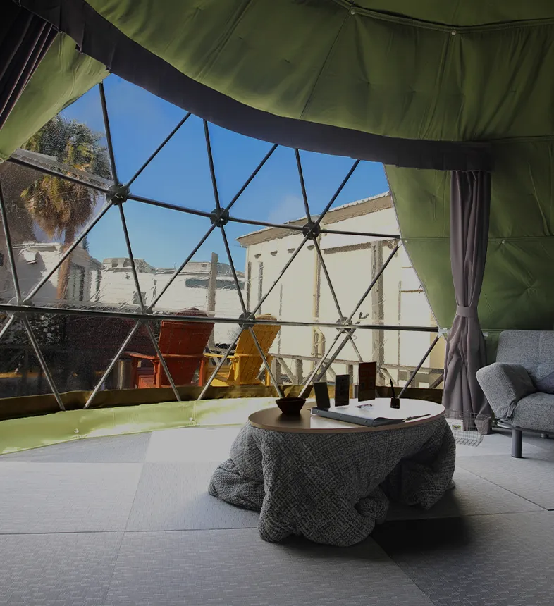 非日常を満喫!!グランピングリゾート | 吹上浜フィールドホテル